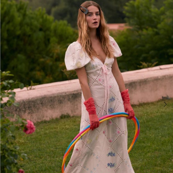 For Love and Lemons Andrea Embroidererd Maxi Dress - Picture 10 of 10